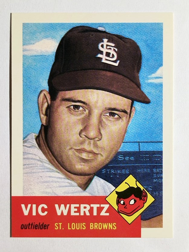 1991 Topps Archives '53 #142 Vic Wertz