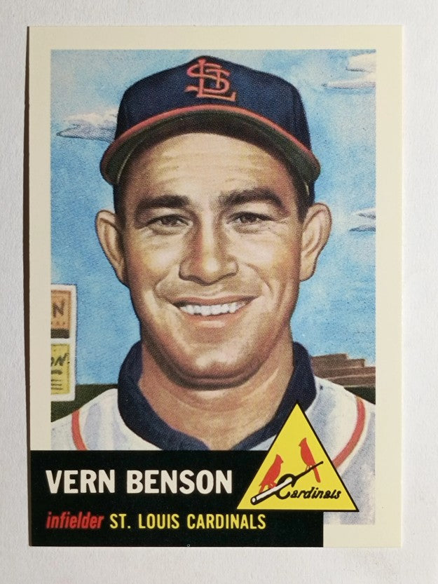 1991 Topps Archives '53 #205 Vern Benson