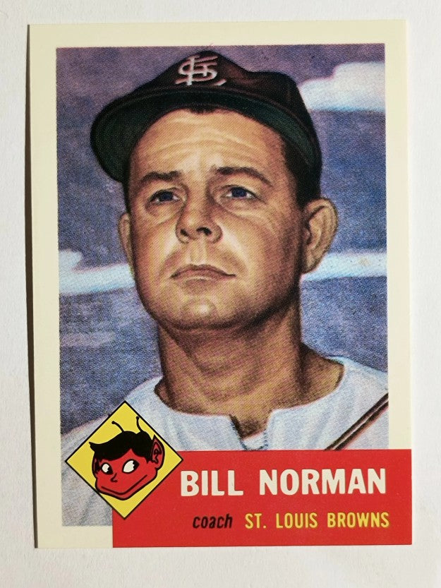 1991 Topps Archives '53 #245 Bill Norman CO