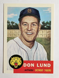 1991 Topps Archives '53 #277 Don Lund