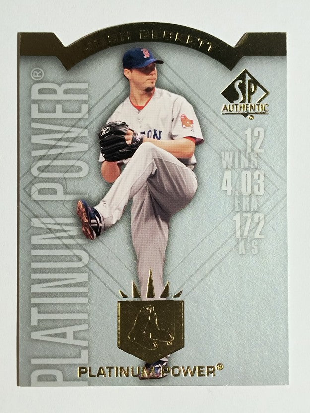 2009 SP Authentic Platinum Power #PP34 Josh Beckett