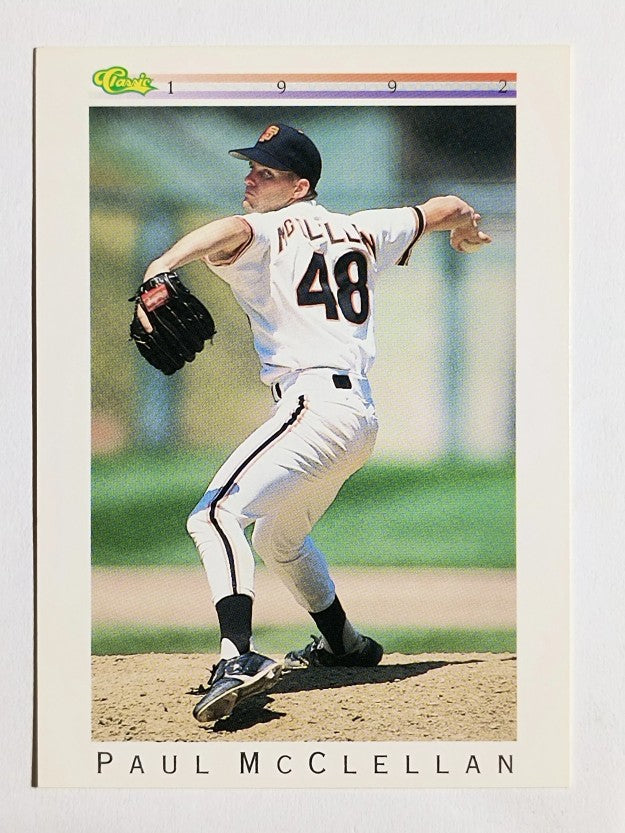 1992 Classic I #T59 Paul McClellan