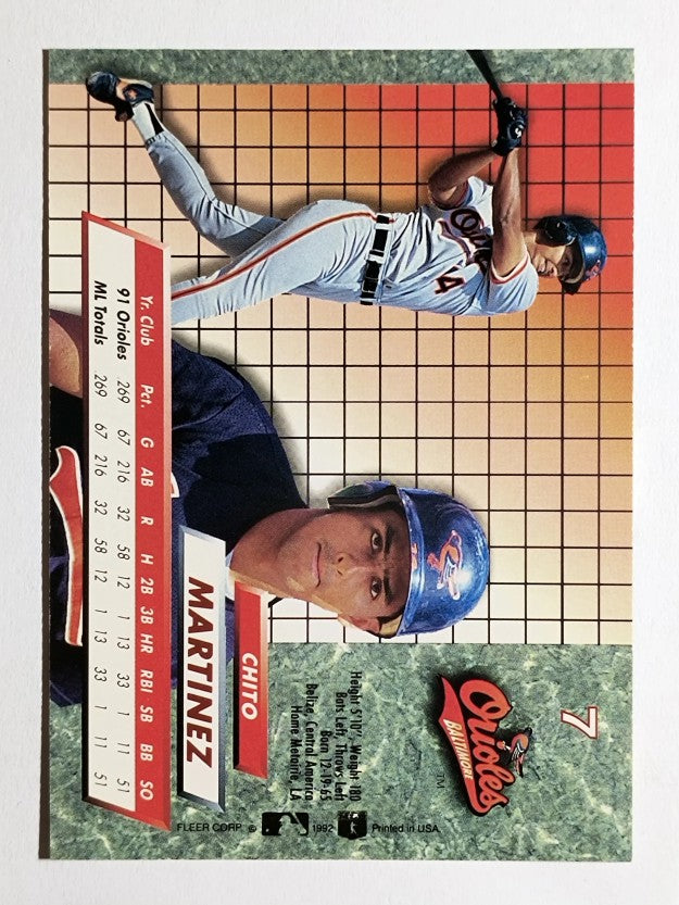 1992 Ultra #7 Chito Martinez