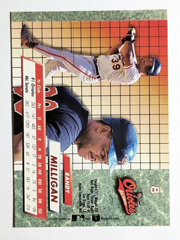 1992 Ultra #8 Randy Milligan