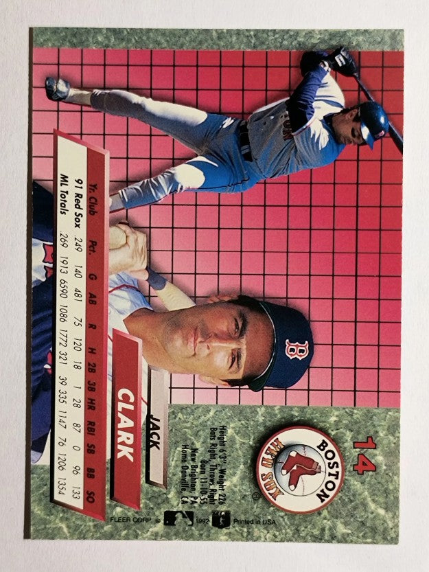 1992 Ultra #14 Jack Clark