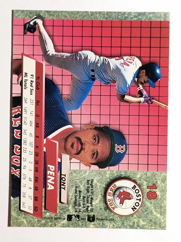 1992 Ultra #18 Tony Pena