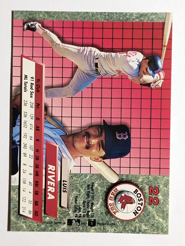 1992 Ultra #22 Luis Rivera
