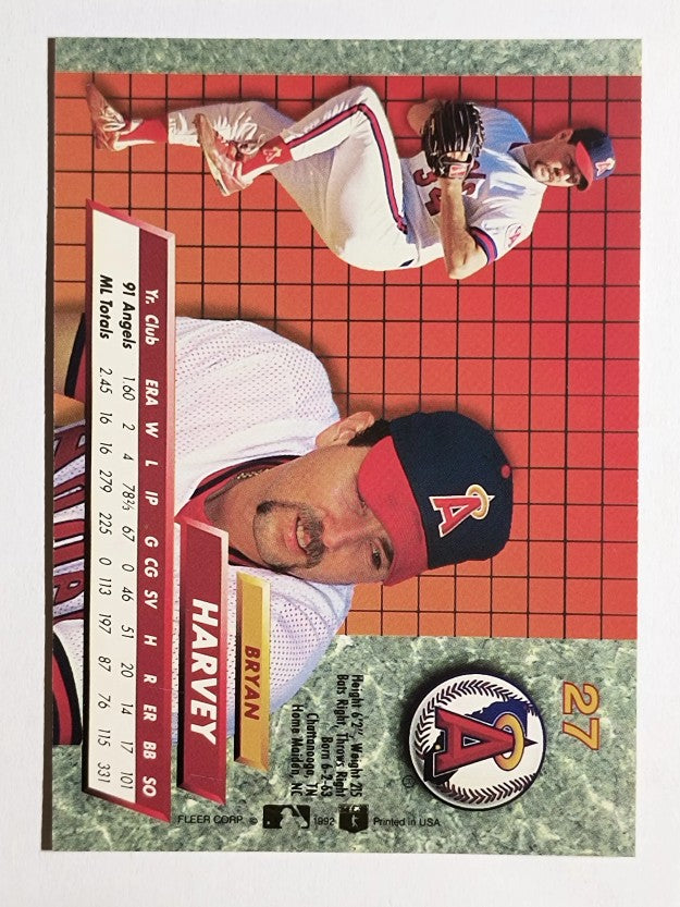 1992 Ultra #27 Bryan Harvey