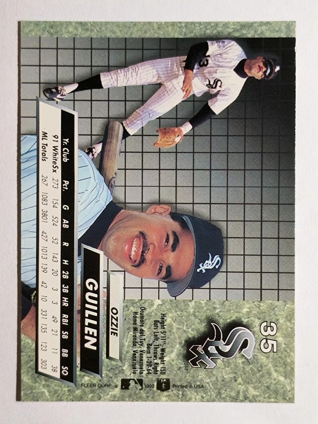 1992 Ultra #35 Ozzie Guillen