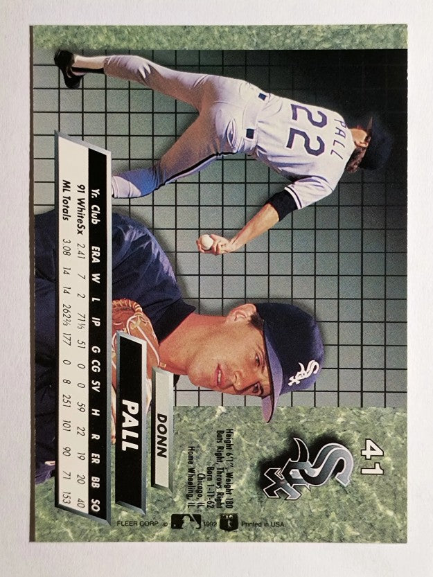 1992 Ultra #41 Donn Pall