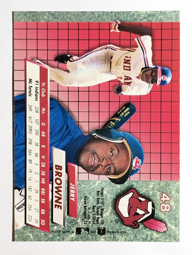 1992 Ultra #48 Jerry Browne