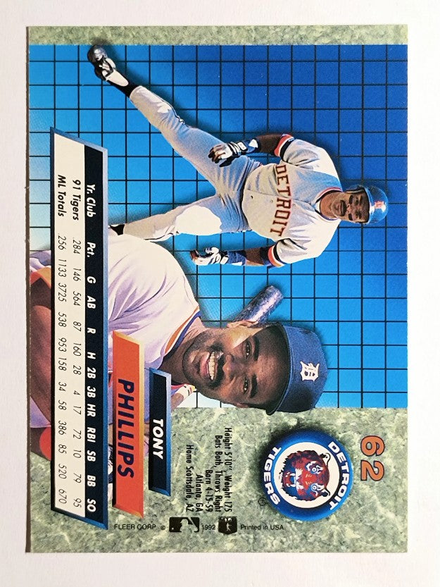 1992 Ultra #62 Tony Phillips