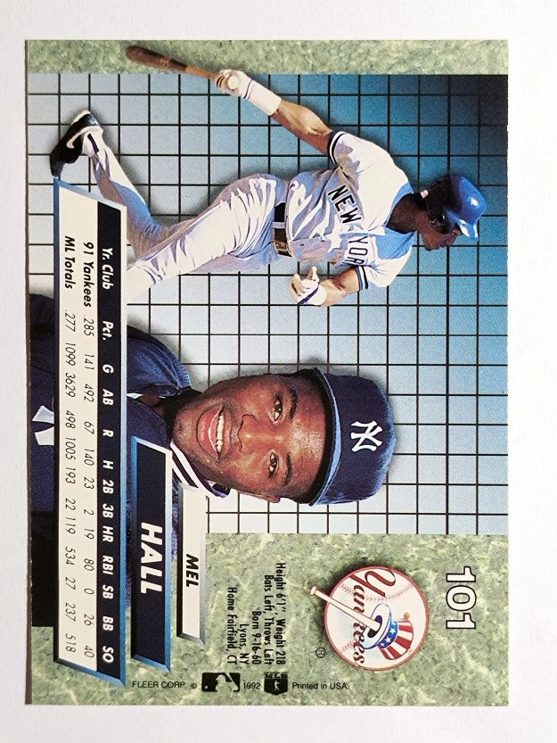 1992 Ultra #101 Mel Hall