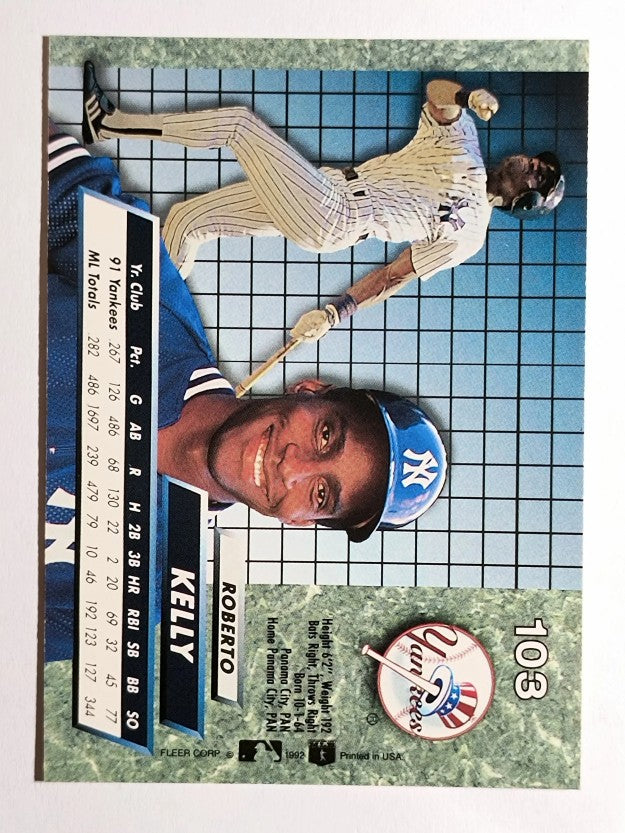 1992 Ultra #103 Roberto Kelly